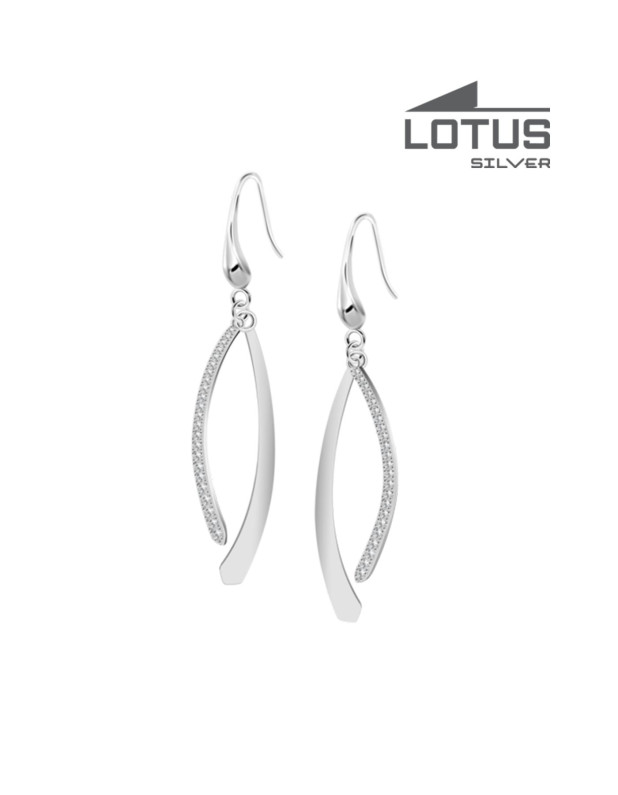 LOTUS SILVER BUTTERFLY EARRINGS